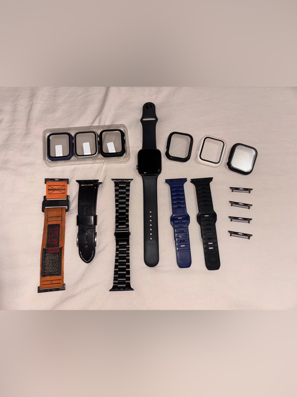 Apple Watch SE in Black with Multiple Interchangeable Bands